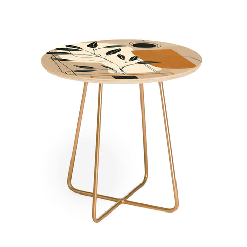 Nadja Abstract Shapes 06 Round Side Table