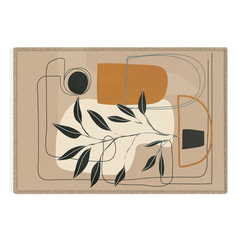 Nadja Abstract Shapes 06 Outdoor Rug