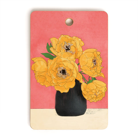Nadja Bouquet Gift Sunny Cutting Board Rectangle