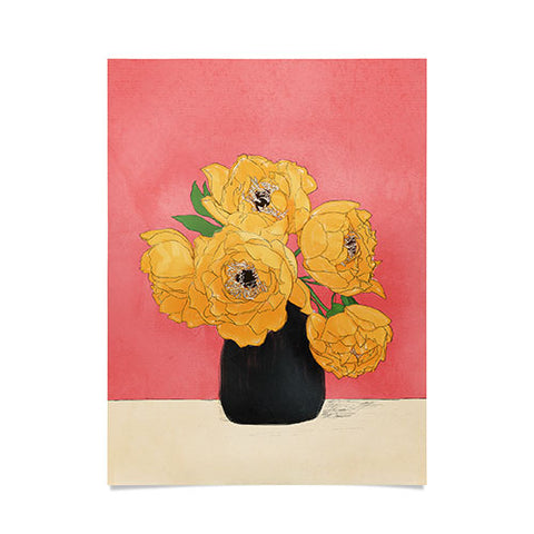 Nadja Bouquet Gift Sunny Poster