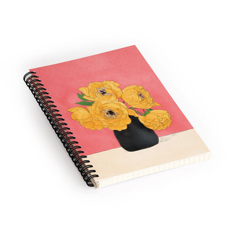 Nadja Bouquet Gift Sunny Spiral Notebook