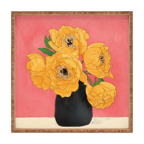 Nadja Bouquet Gift Sunny Square Tray