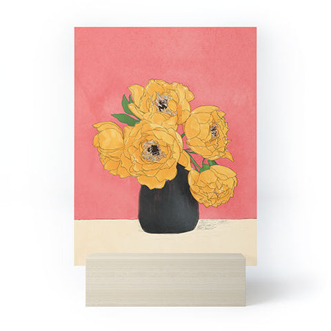 Nadja Bouquet Gift Sunny Mini Art Print
