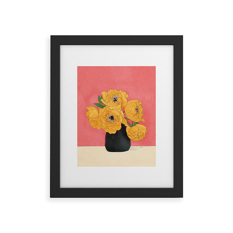 Nadja Bouquet Gift Sunny Framed Art Print