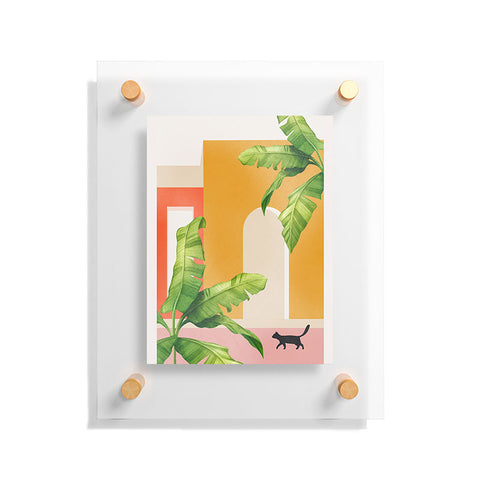 Nadja Cat Space III Floating Acrylic Print