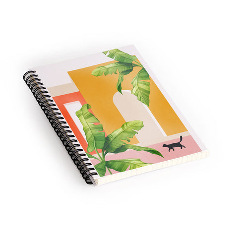 Nadja Cat Space III Spiral Notebook