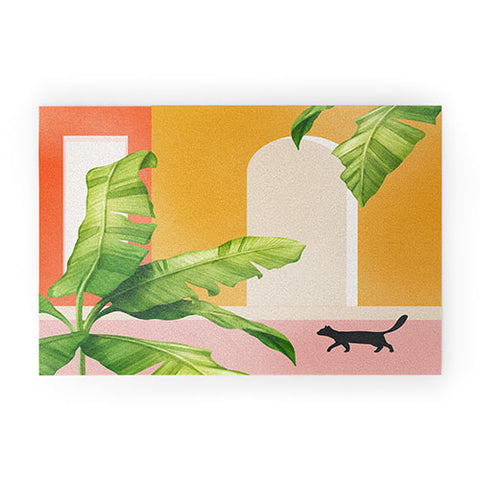 Nadja Cat Space III Welcome Mat