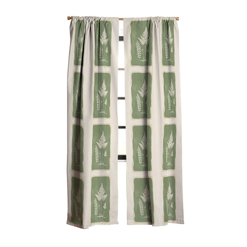 Nadja Leaf Design 16 Blackout Window Curtain
