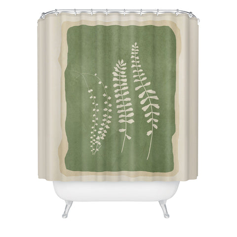 Nadja Leaf Design 17 Shower Curtain