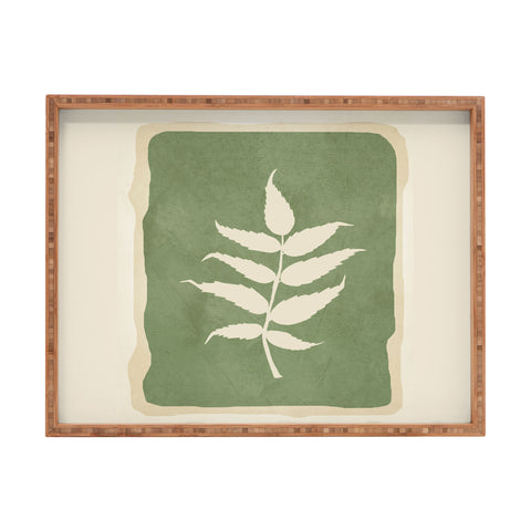 Nadja Leaf Design 19 Rectangular Tray