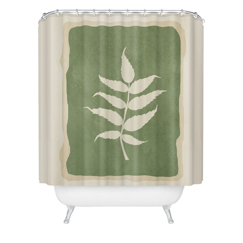 Nadja Leaf Design 19 Shower Curtain