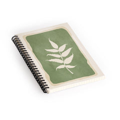 Nadja Leaf Design 19 Spiral Notebook