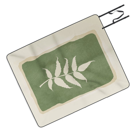 Nadja Leaf Design 19 Picnic Blanket