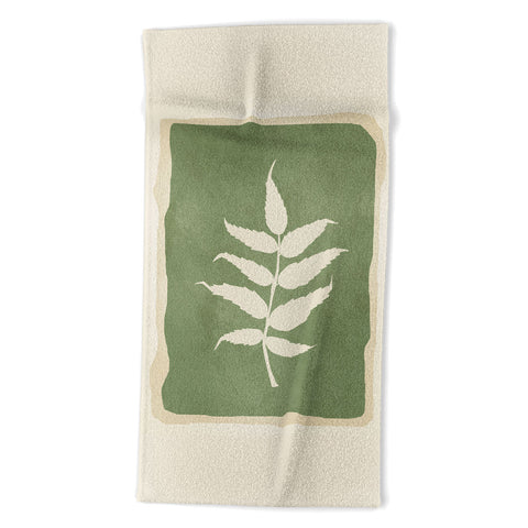 Nadja Leaf Design 19 Beach Towel