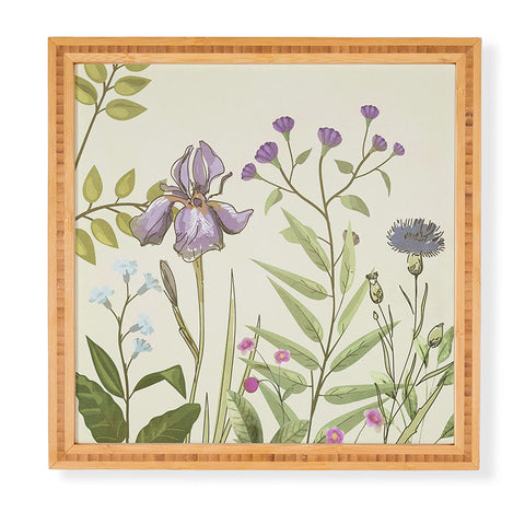 Nadja Little Blooming Wildflowers Framed Wall Art