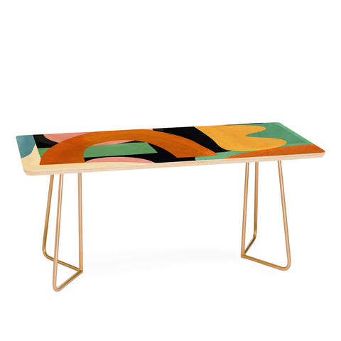 Nadja Minimal Modern Abstract 32 Coffee Table