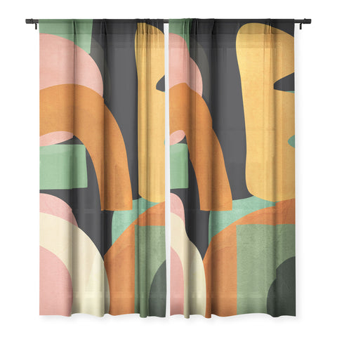 Nadja Minimal Modern Abstract 32 Sheer Non Repeat