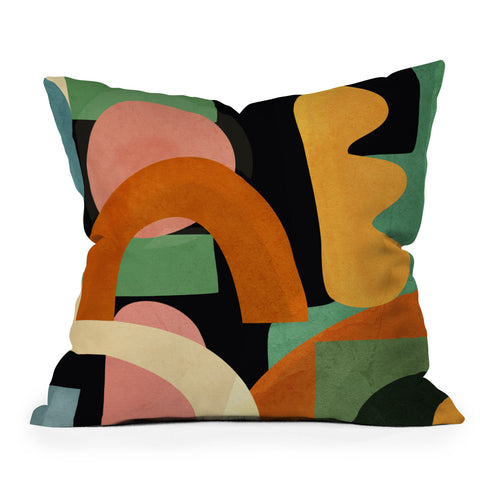 Nadja Minimal Modern Abstract 32 Throw Pillow
