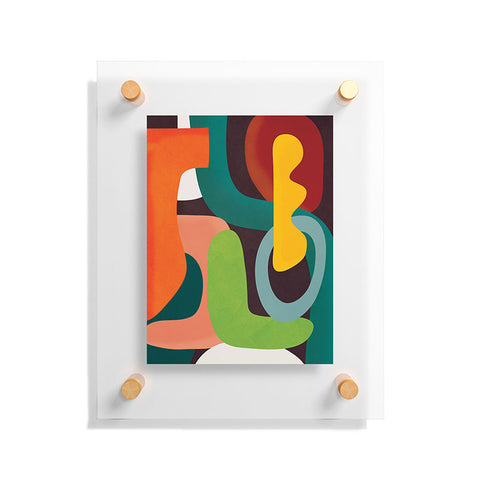 Nadja Minimal Modern Abstract 39 Floating Acrylic Print