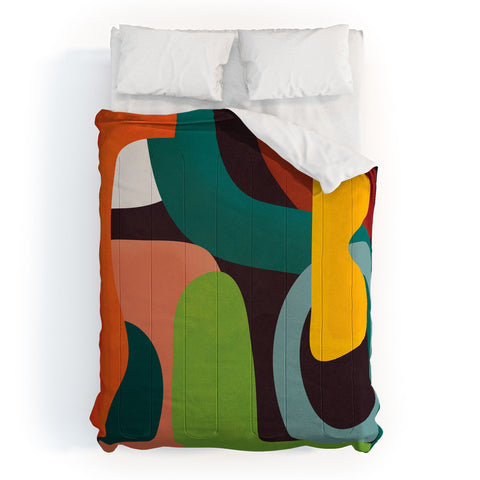Nadja Minimal Modern Abstract 39 Comforter