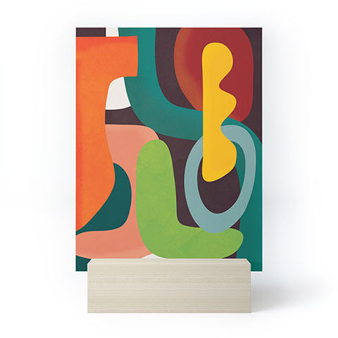 Nadja Minimal Modern Abstract 39 Mini Art Print