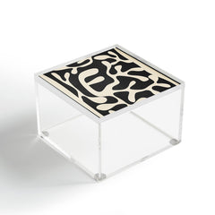 Nadja Minimalist Abstract Leaves 1 Acrylic Box