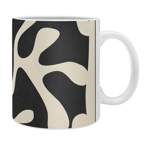 Nadja Minimalist Abstract Leaves 1 Coffee Mug