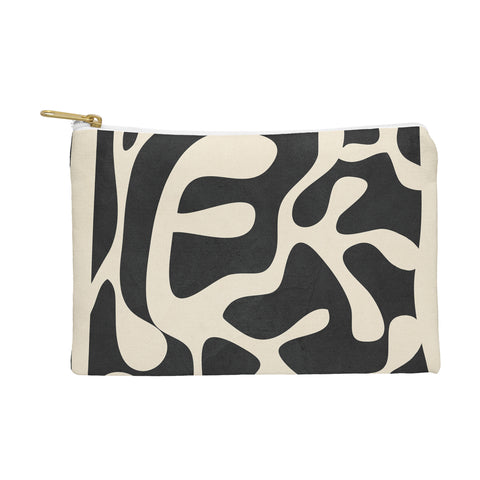 Nadja Minimalist Abstract Leaves 1 Pouch