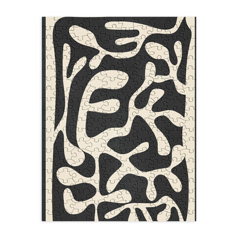 Nadja Minimalist Abstract Leaves 1 Puzzle