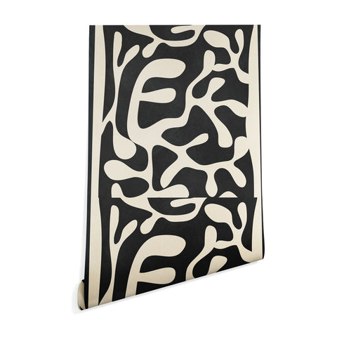 Nadja Minimalist Abstract Leaves 1 Wallpaper