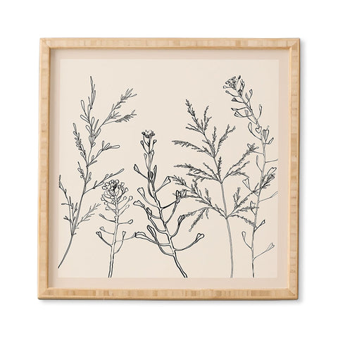 Nadja Minimalist Grass 2 Framed Wall Art