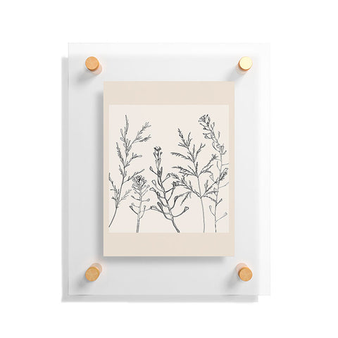 Nadja Minimalist Grass 2 Floating Acrylic Print