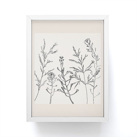Nadja Minimalist Grass 2 Framed Mini Art Print