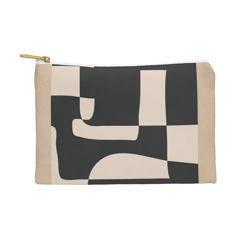 Nadja Modern Abstract Minimal Art 3 Pouch