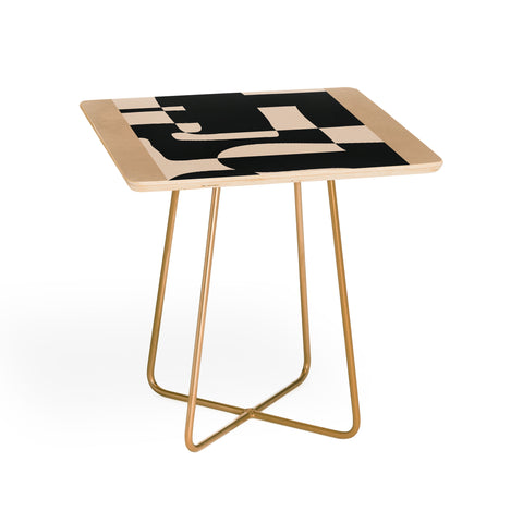 Nadja Modern Abstract Minimal Art 3 Side Table