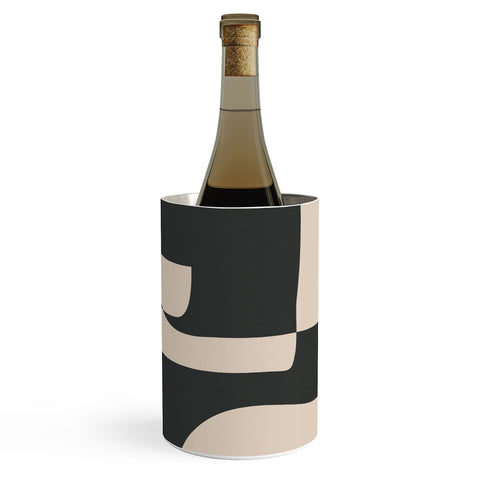 Nadja Modern Abstract Minimal Art 3 Wine Chiller