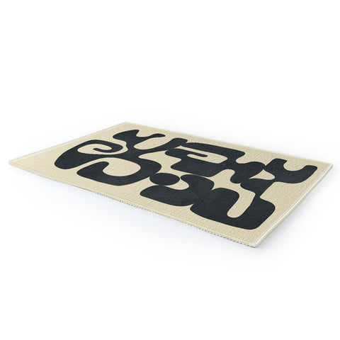 Nadja Modern Abstract Shapes 1 Area Rug