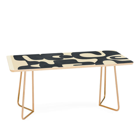 Nadja Modern Abstract Shapes 1 Coffee Table