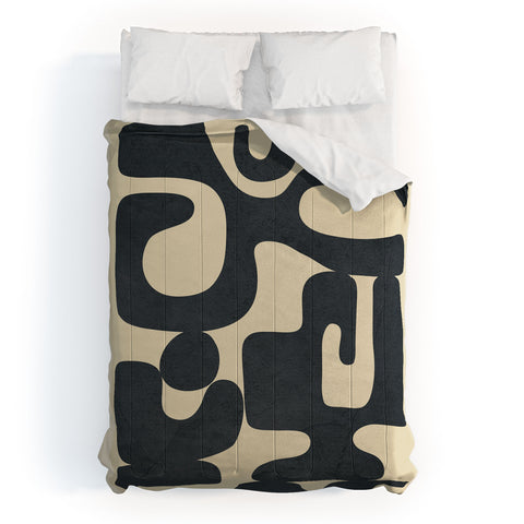 Nadja Modern Abstract Shapes 1 Comforter