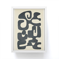 Nadja Modern Abstract Shapes 1 Framed Mini Art Print