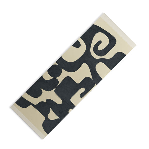 Nadja Modern Abstract Shapes 1 Yoga Mat