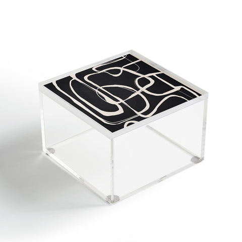 Nadja Modern Minimalist One Line Art Acrylic Box