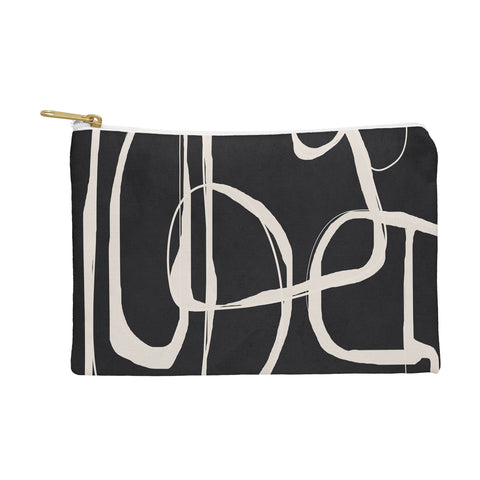 Nadja Modern Minimalist One Line Art Pouch