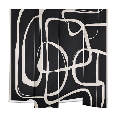 Nadja Modern Minimalist One Line Art Wall Mural