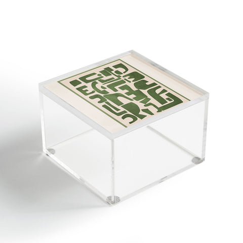 Nadja Organic Contemporary Modern Acrylic Box