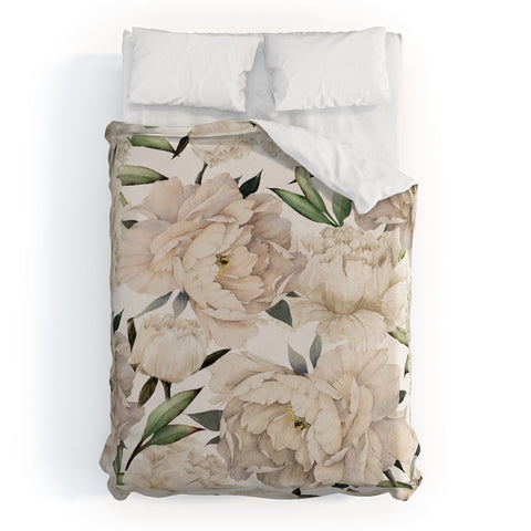 Nadja Peonies Pattern Duvet Cover