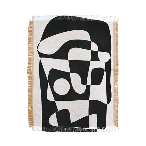Nadja Shape Form I Throw Blanket