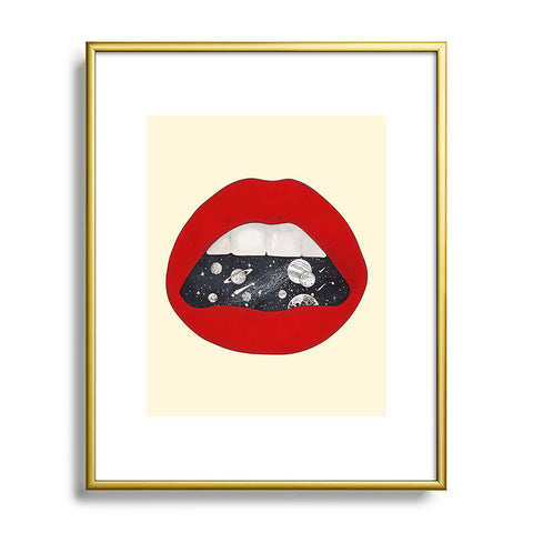 Nadja Space Metal Framed Art Print