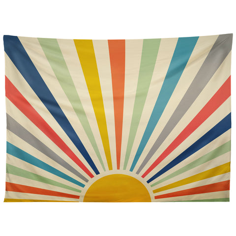 Nadja Sun Retro Art III Tapestry