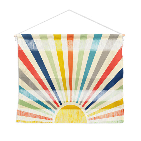 Nadja Sun Retro Art III Wall Hanging Landscape